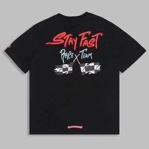 chrome heart short-sleeved T-shirt.